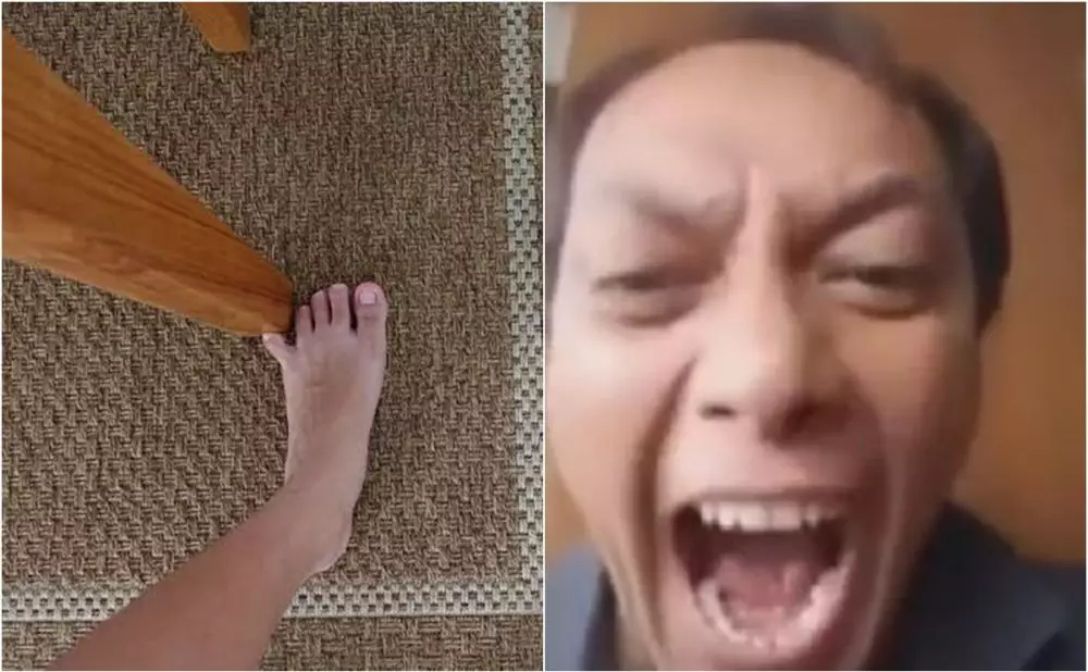 Meme jari kaki kena meja Berbagai sumber