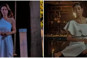 Natural di TV, potret 10 seleb 'istri tersakiti' saat bermakeup tebal