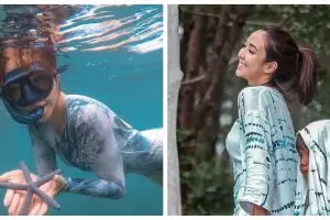 9 Potret liburan Gisel di Pulau Macan, ajak sahabat dan Wijin