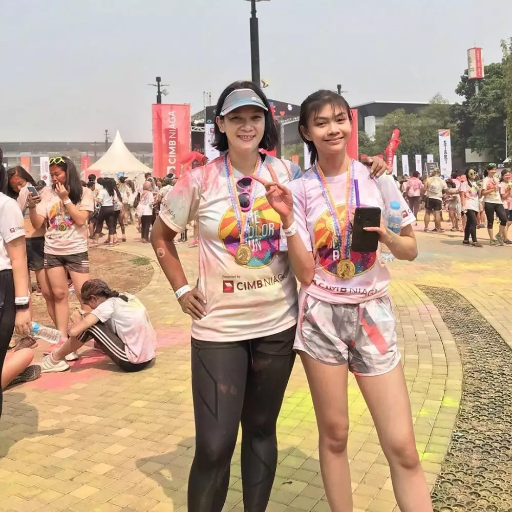 potret kompak dian nitami dan putrinya © 2020 Instagram