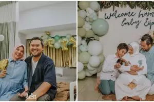 8 Momen akikah anak kedua Rachel Maryam, sederhana dan khidmat