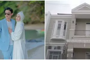 10 Potret rumah baru Dinda Hauw dan Rey Mbayang, didesain 3 lantai
