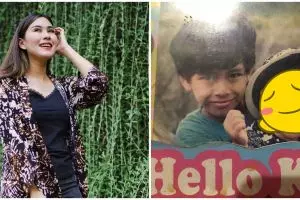 7 Potret masa kecil Syahnaz Sadiqah, parasnya mirip si kembar