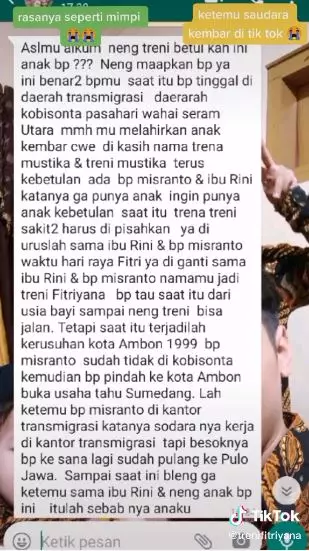 ketemu saudara kembar 20 tahun Berbagai sumber