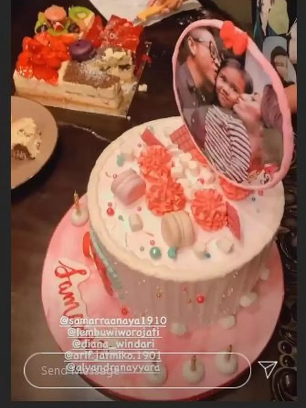 Masayu dan lembu di ultah anak © 2020 brilio.net