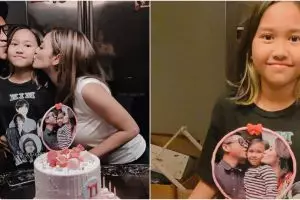 Sudah cerai, ini 7 momen Masayu & Lembu kompak rayakan ultah anak