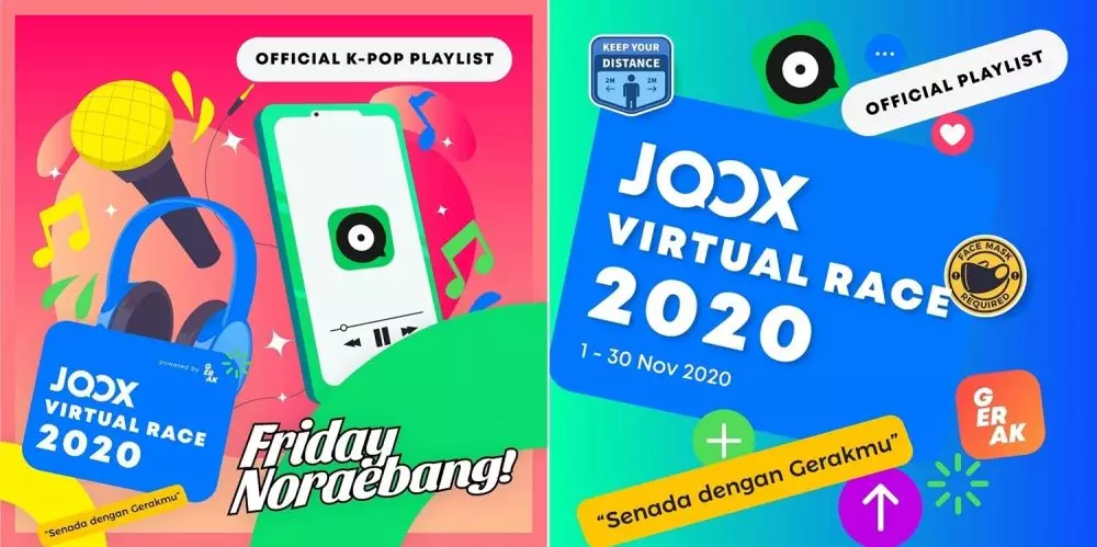 Joox Virtual Race © 2020 brilio.net