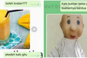 10 Balasan chat WhatsApp pakai gambar ini lucu-lucu gimana gitu