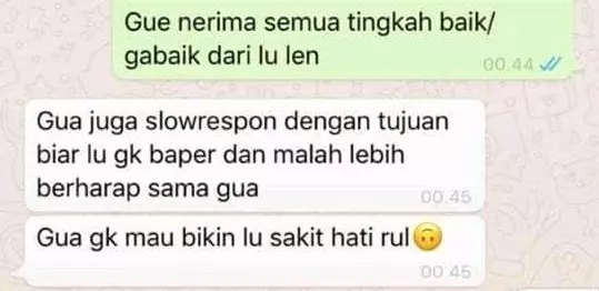 kode ditolak cewek Twitter