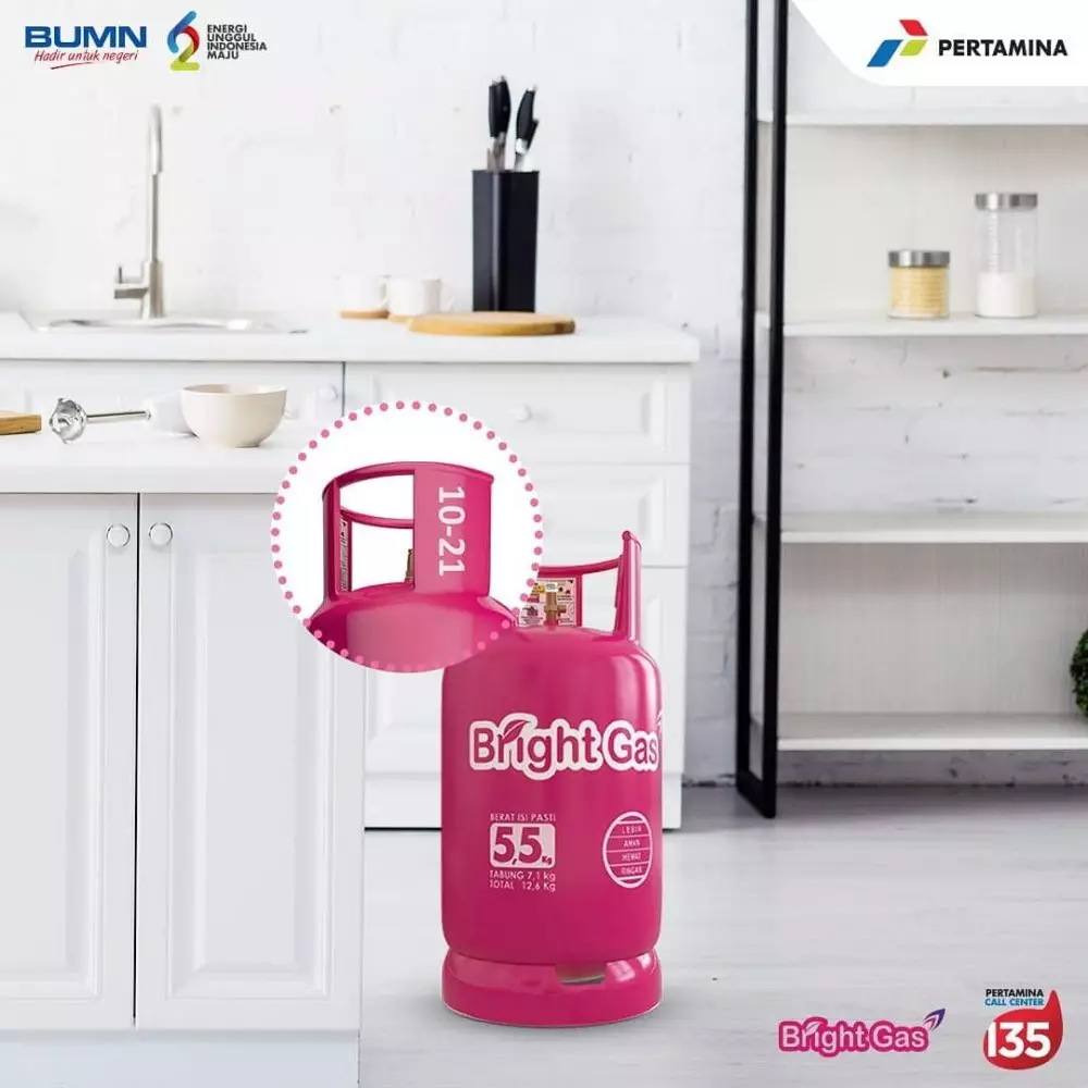 Fakta penarikan gas elpiji tabung biru 12 kg  © 2020 brilio.net