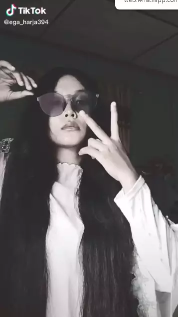 Tiktok mirip kuntilanak TikTok/@ega_harja394