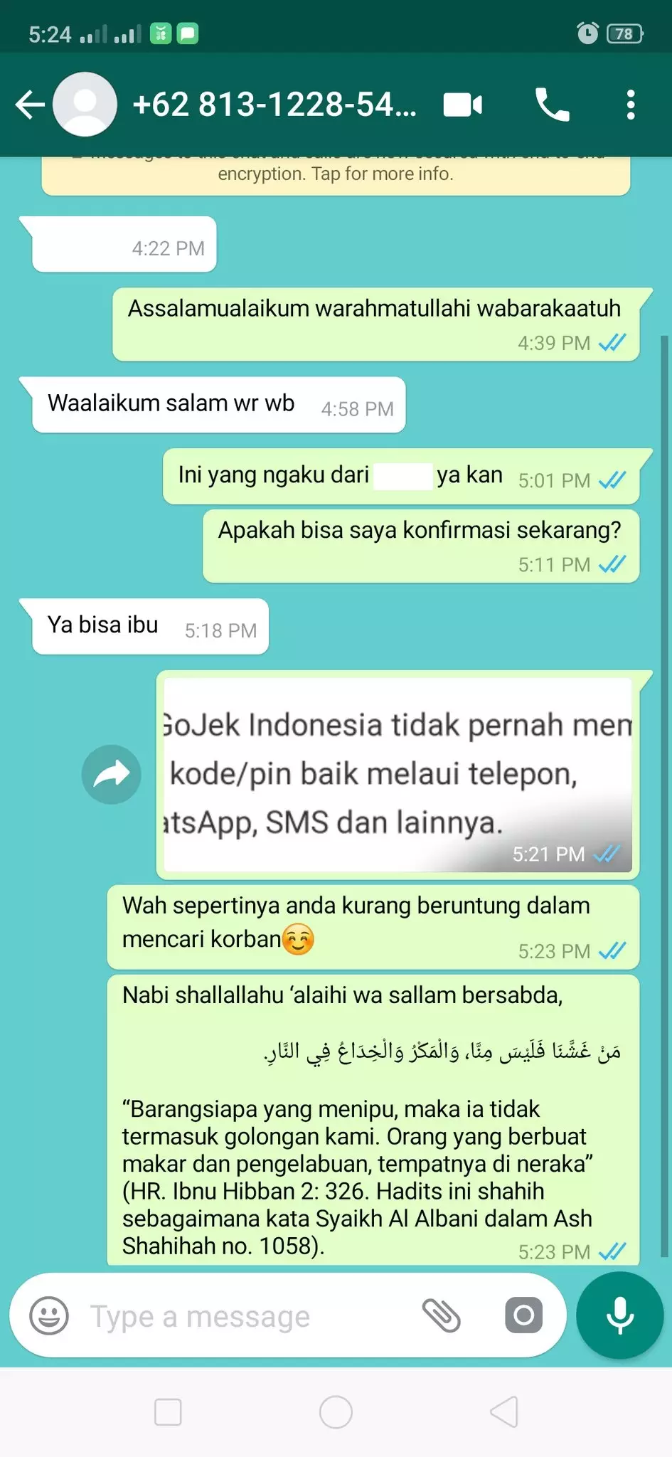 Chat lucu dari penipu berbagai sumber