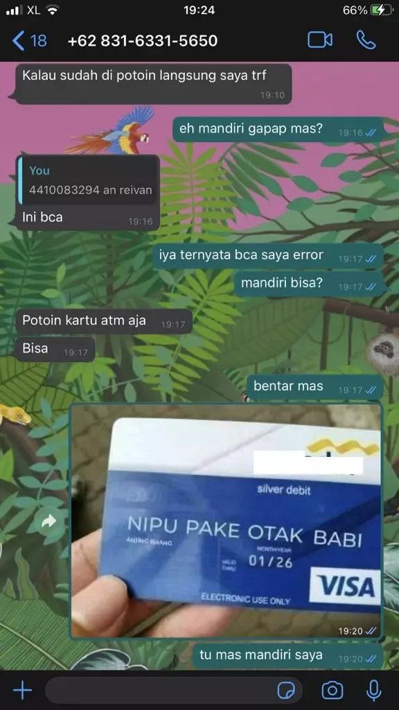 Chat lucu dari penipu berbagai sumber