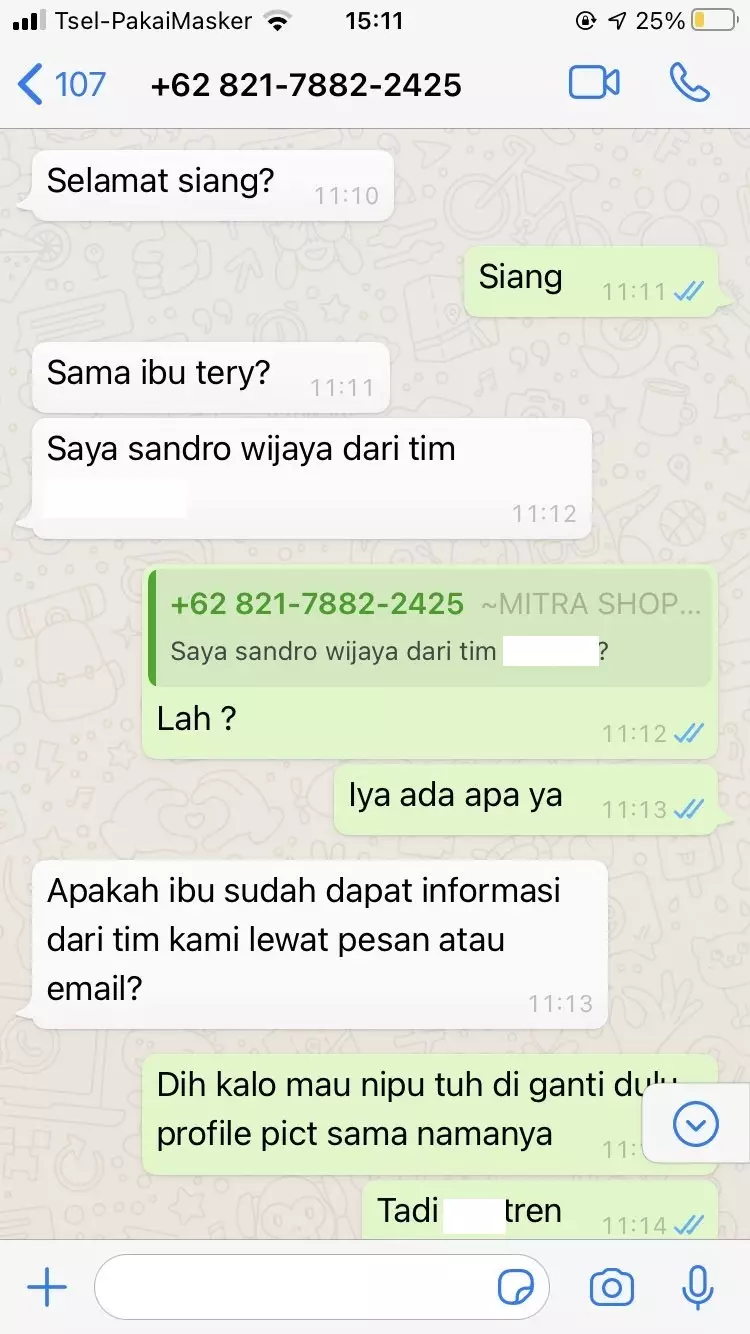 Chat lucu dari penipu berbagai sumber