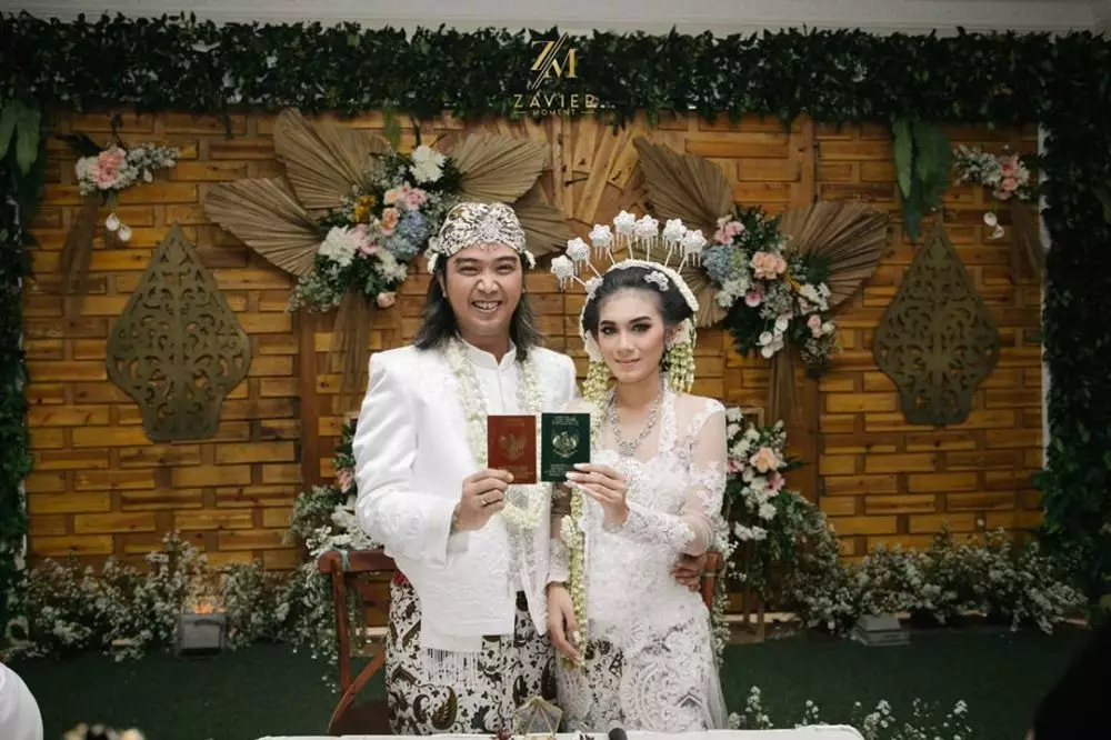 momen pernikahan bojes afi © berbagai sumber