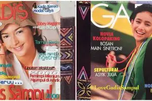 Potret 10 pesinetron lawas saat jadi Gadis Sampul, hits pada masanya