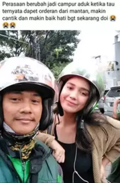 driver ojol dan seleb ©Instagram
