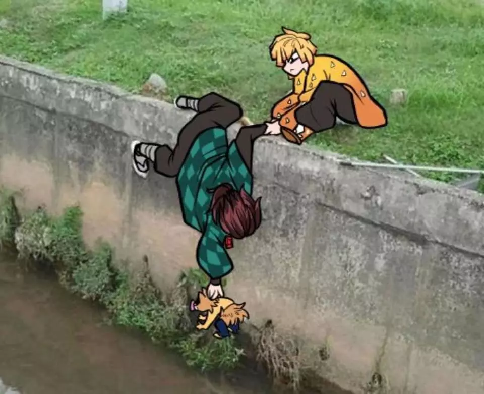 Editan foto Demon Slayer Facebook/ Lara Hatake Editan foto Demon Slayer Facebook/ Lara Hatake