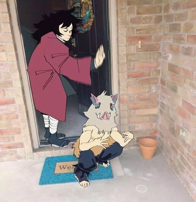 Editan foto Demon Slayer Facebook/ Lara Hatake Editan foto Demon Slayer Facebook/ Lara Hatake