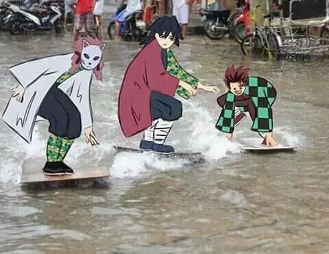 Editan foto Demon Slayer Facebook/ Lara Hatake Editan foto Demon Slayer Facebook/ Lara Hatake