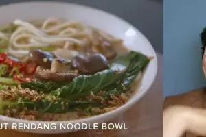 Aksi Erwan Heussaff masak sajian Indonesia ala menu fine dining