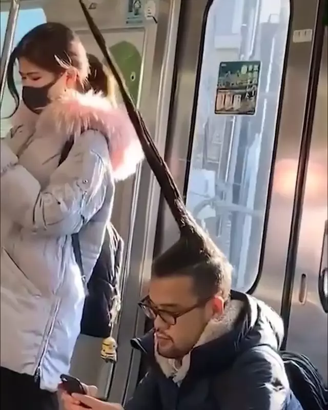 gaya rambut nyeleneh penumpang © Berbagai sumber