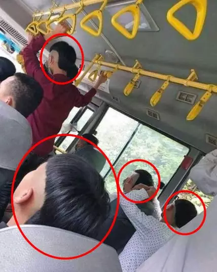 gaya rambut nyeleneh penumpang © Berbagai sumber