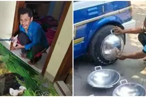 11 Kelakuan lucu bapak-bapak pas nggak ada istri, ada-ada aja