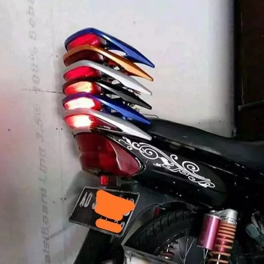 modifikasi lampu motor  © Berbagai sumber