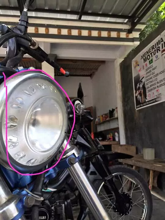 modifikasi lampu motor  © Berbagai sumber