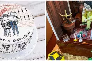 20 Potret kue ulang tahun seleb, punya Glenn Alinskie curi perhatian