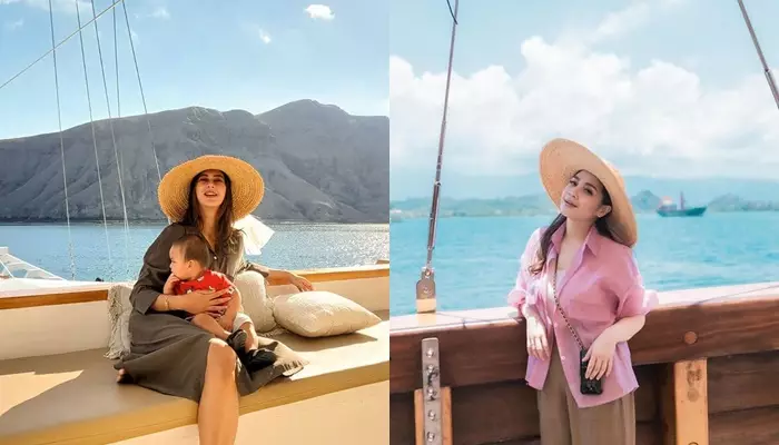 Gaya Nagita Paula liburan Labuan Bajo © 2020 brilio.net Instagram