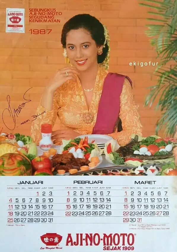 Meriam Bellina kalender jadul © 2020 brilio.net Meriam Bellina kalender jadul © 2020 brilio.net