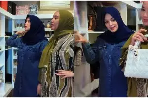 10 Potret walk in closet Citra Kirana, koleksinya mirip butik