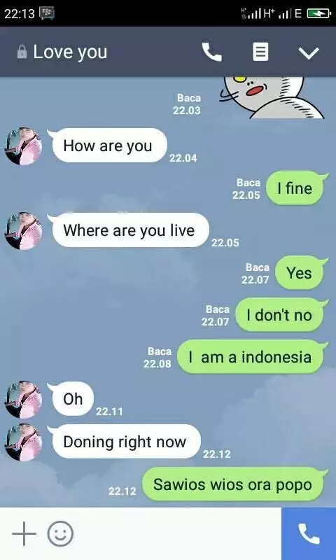 chat sok inggris absurd Berbagai sumber