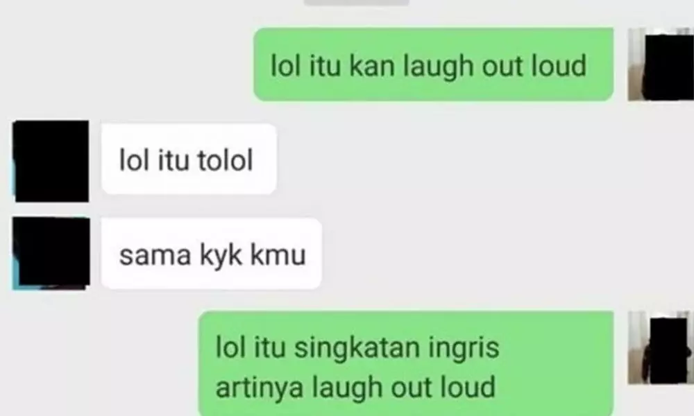 chat sok inggris absurd Berbagai sumber