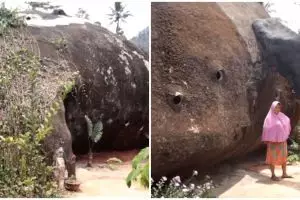 10 Potret unik rumah batu di Wonogiri, isi dalamnya bikin takjub