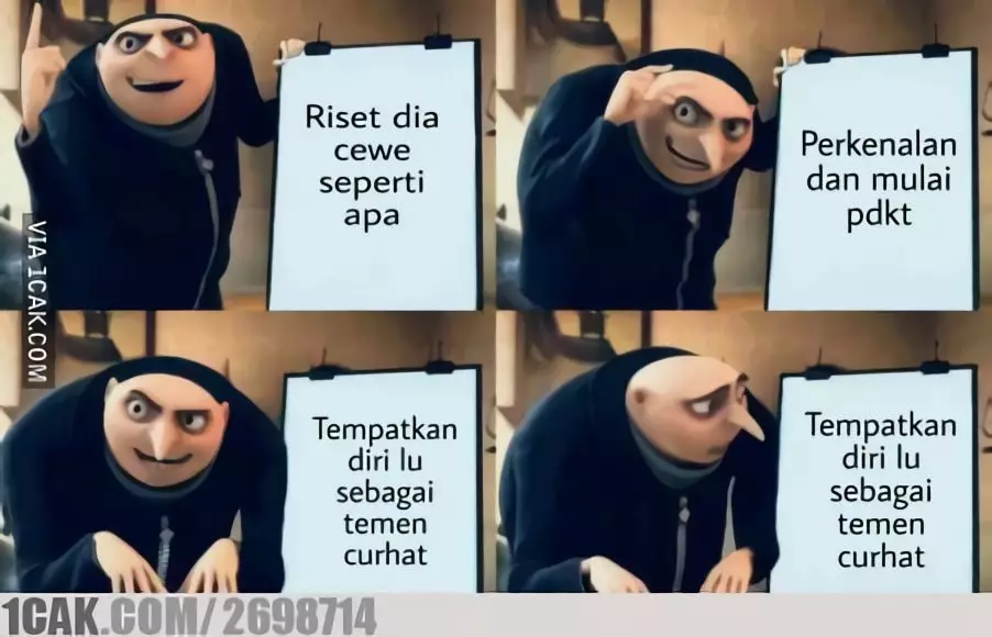 meme nyerah ngejar gebetan Berbagai sumber