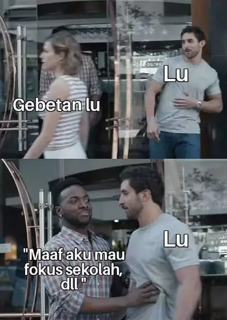 meme nyerah ngejar gebetan Berbagai sumber