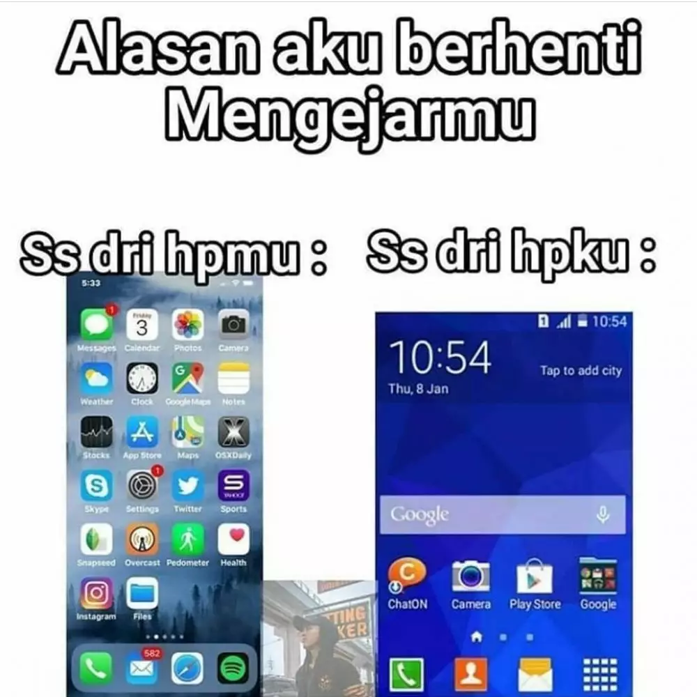 meme nyerah ngejar gebetan Berbagai sumber
