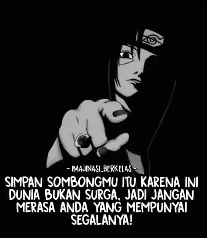 Kata Naruto tentang hidup © Instagram