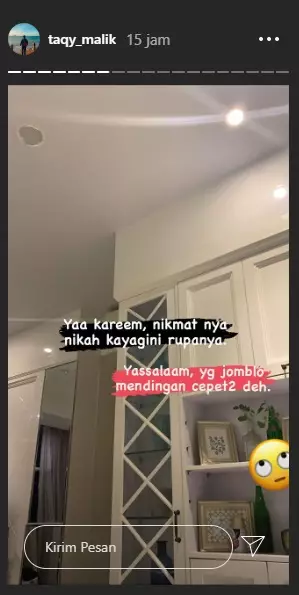 Curhatan Taqy Malik setelah menikah  © Instagram