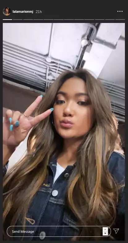 Marion Jola rambut panjang © Instagram Marion Jola rambut panjang © Instagram