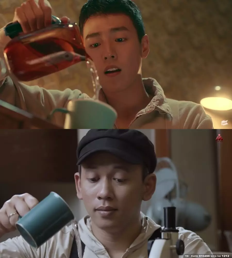 Potret adegan video klip Via Vallen dan IU © YouTube Potret adegan video klip Via Vallen dan IU © YouTube