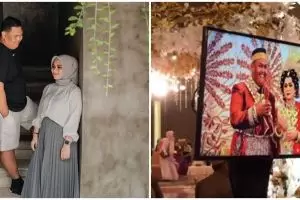 10 Momen pernikahan Akbar 'Ajudan Pribadi', usung adat Bugis