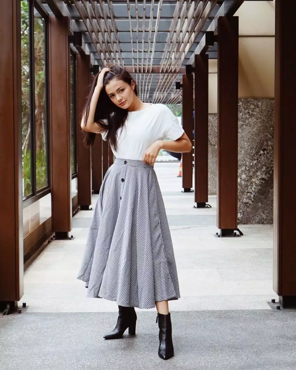 Gaya pemotretan Amanda Rawles © 2020 brilio.net