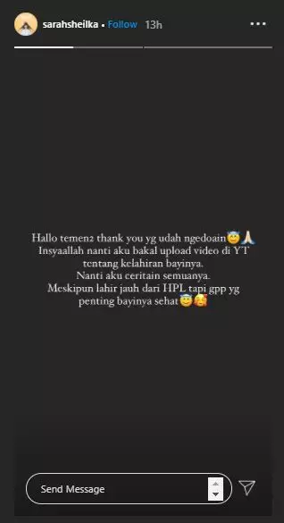 Momen bahagia Tegar sambut kelahiran anak Instagram