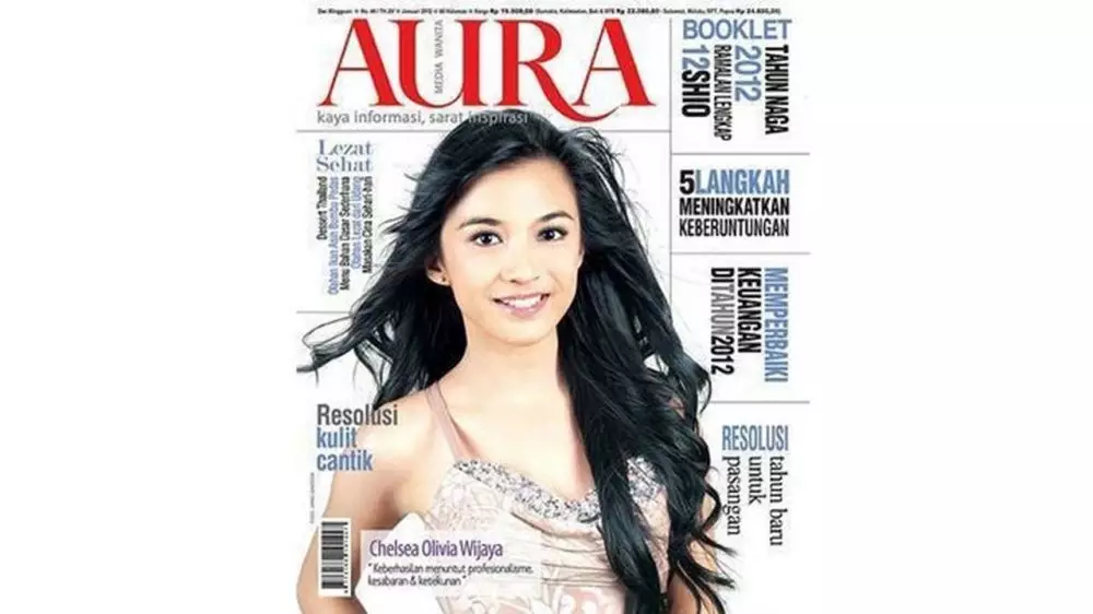 Chelsea Olivia saat jadi cover girl berbagai sumber