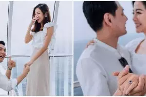 10 Gaya prewedding Danita eks girlband Princess, ala drama Korea