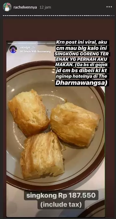 seleb cicipi kuliner harga selangit Instagram